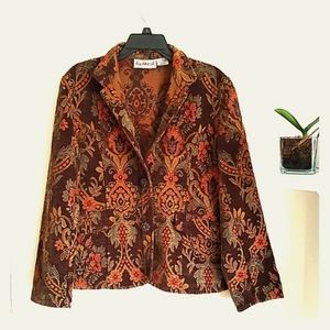 Flashback Floral Tapestry Jacket L